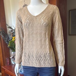 NWT Style&Co size small Elegant Tan Women's Sweater